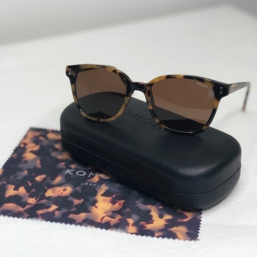 KOMONO Renee Tortoise Demi sunglasses NEW brown UV400 classic